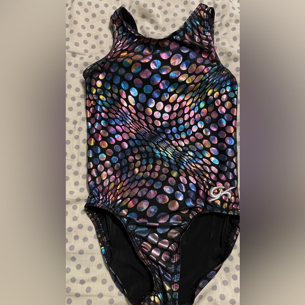 GK Gymnastics Multicolored Kids One Piece Leotard